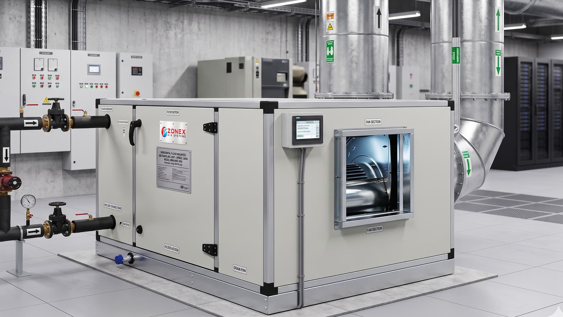 Horizontal Floor Mounted AHU